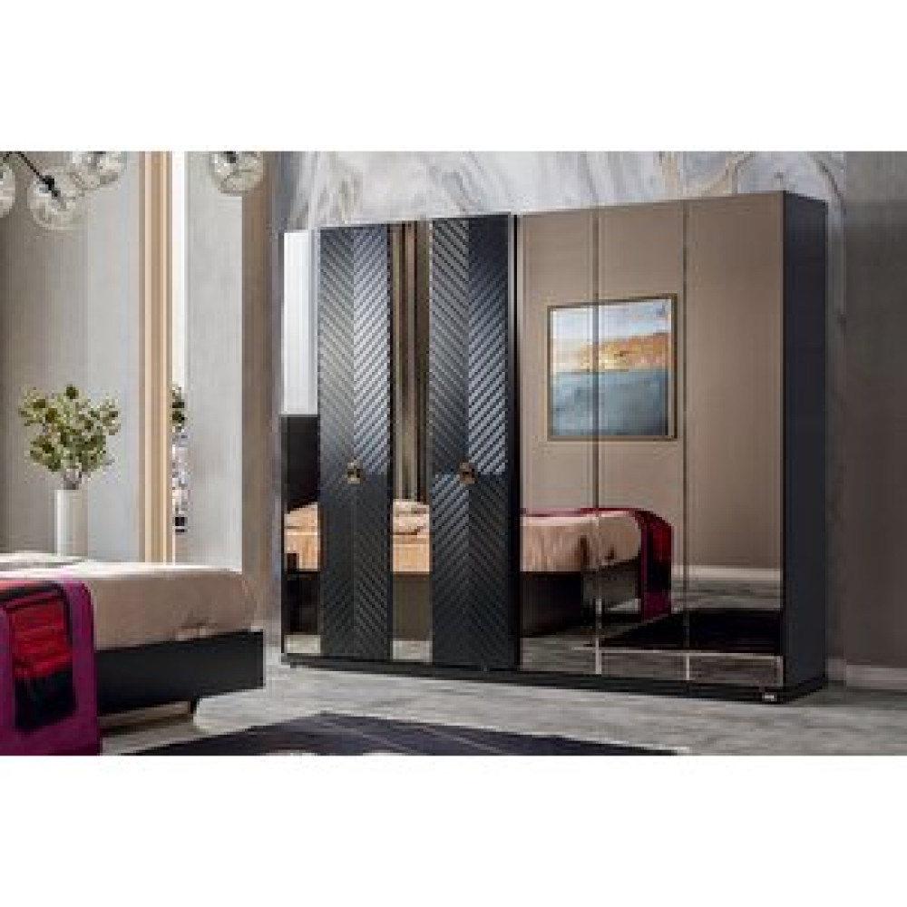 Doressa Home Narita Black Gardırop Gardrop & Dolap Fiyatı