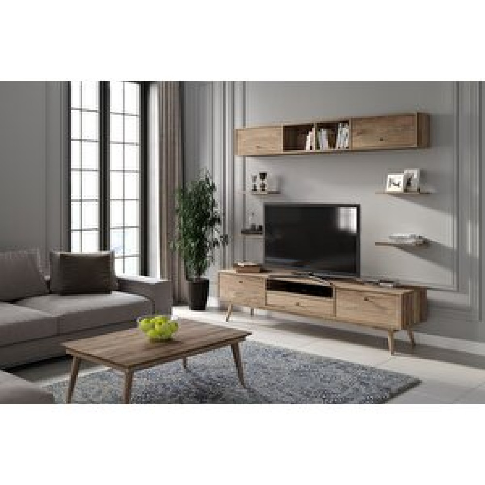 Doressa Home Platinum Brown Tv Ünitesi Tv Ünitesi / Sehpası Fiyatı