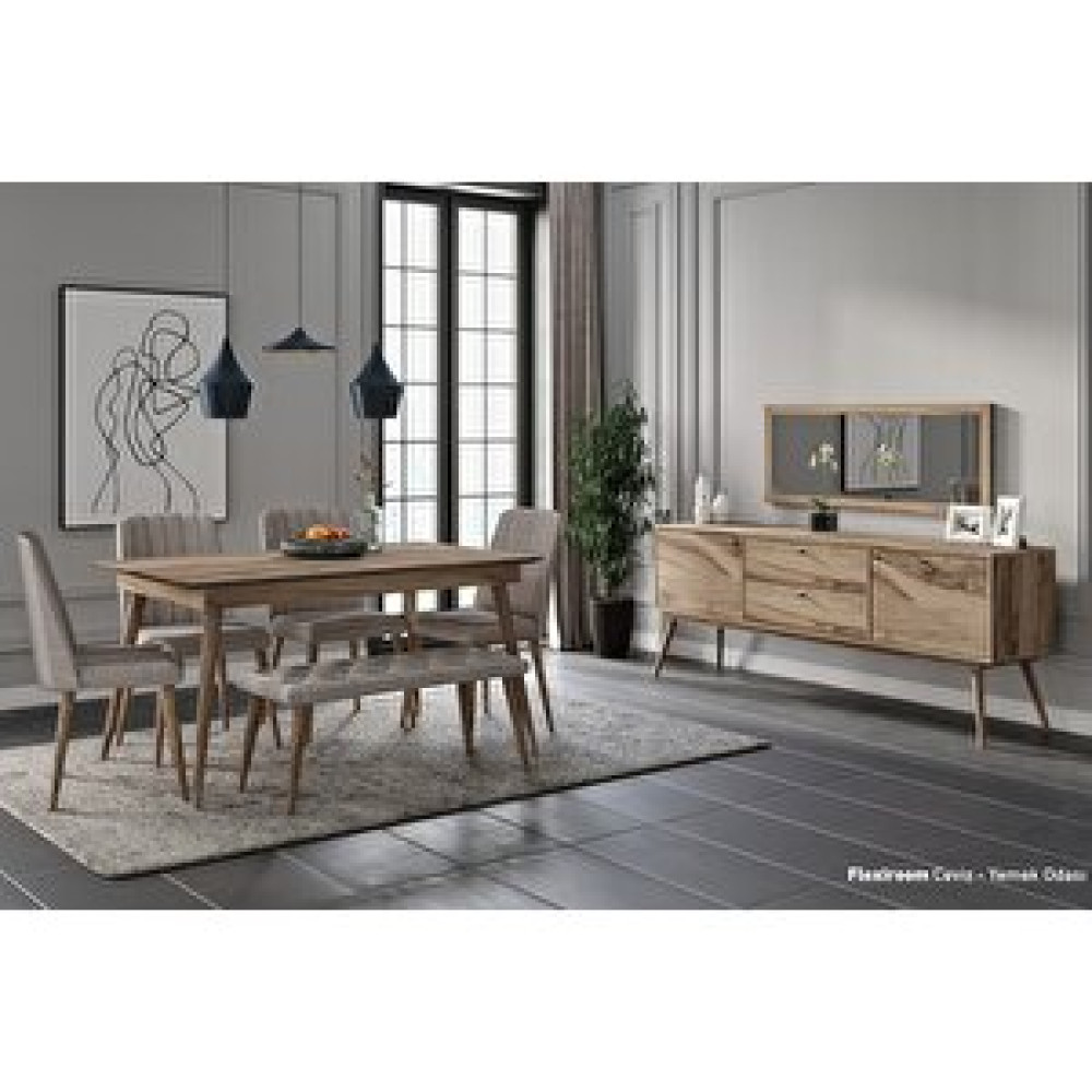 Doressa Home Platinum Brown Yemek Odası Takımı Yemek & Mutfak Masası Fiyatı