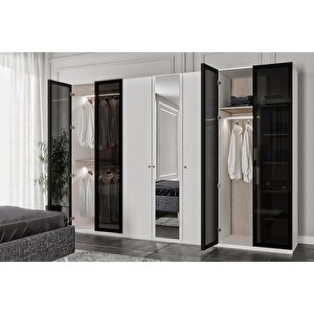 Doressa Home Platinum White 7 Kapılı Gardırop Gardrop & Dolap Fiyatı