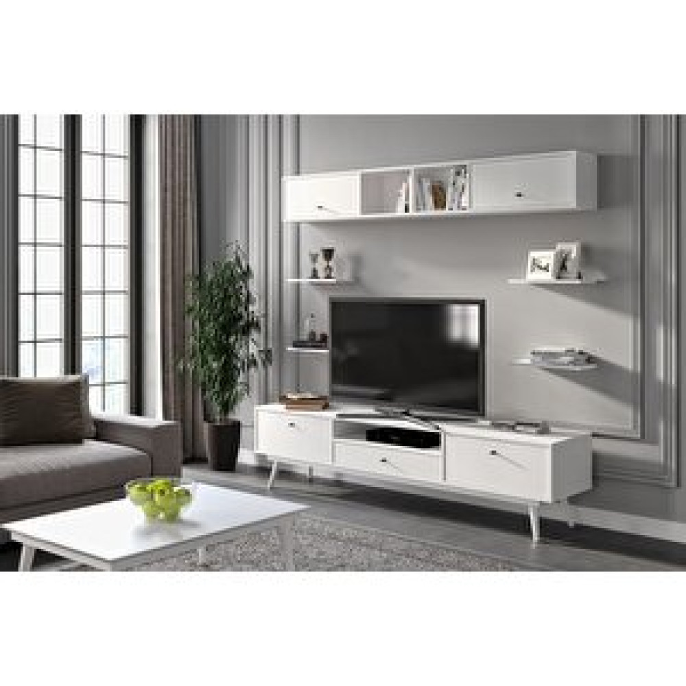 Doressa Home Platinum White Tv Ünitesi Tv Ünitesi / Sehpası Fiyatı