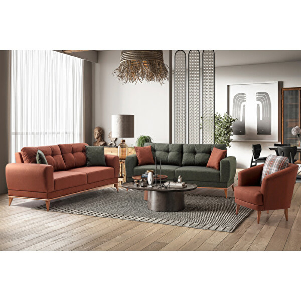 Doressa Home Rise Koltuk Takımı - Kiremit Koltuk Takımı / Seti Fiyatı