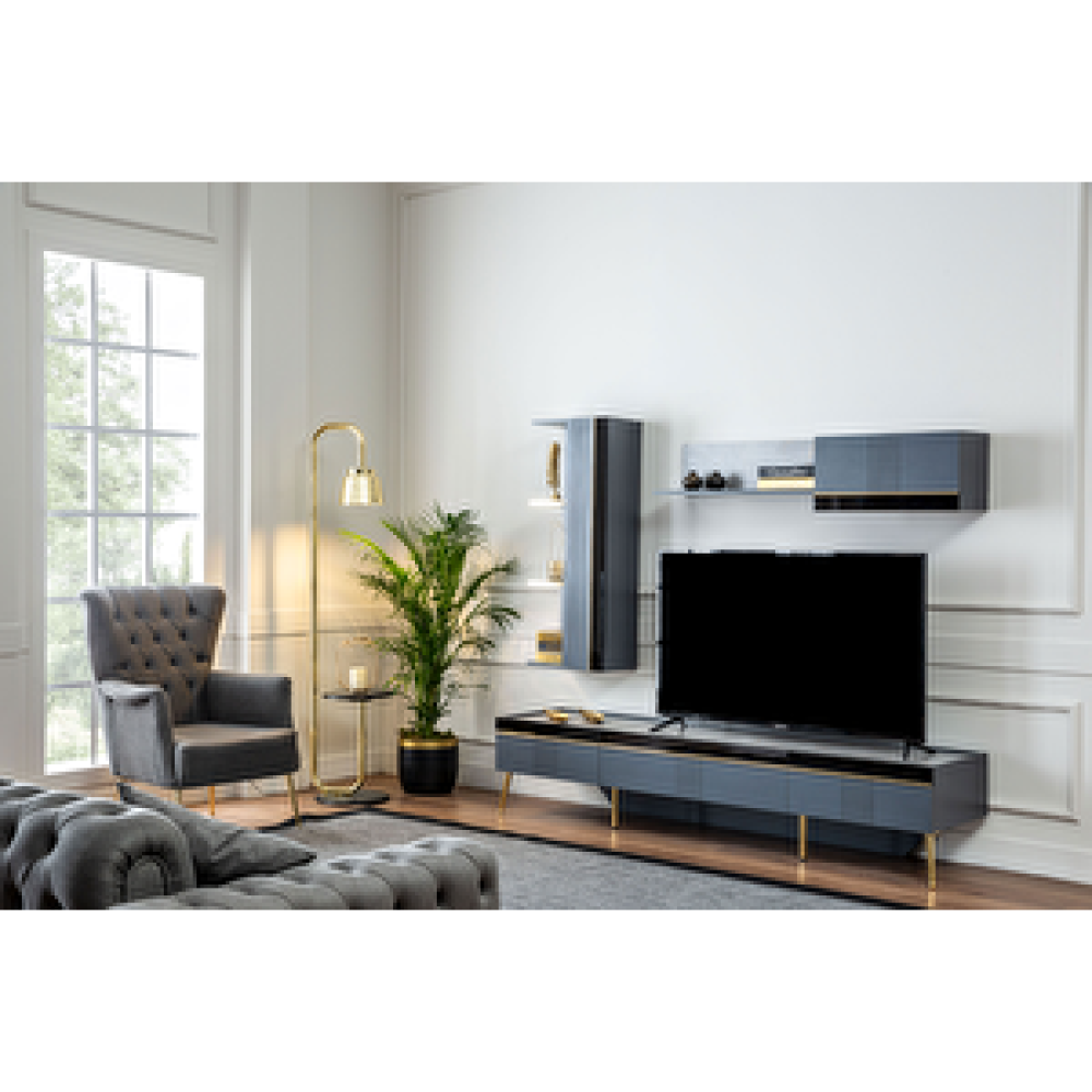 Doressa Home Ronn Gold Tv Ünitesi Tv Ünitesi / Sehpası Fiyatı