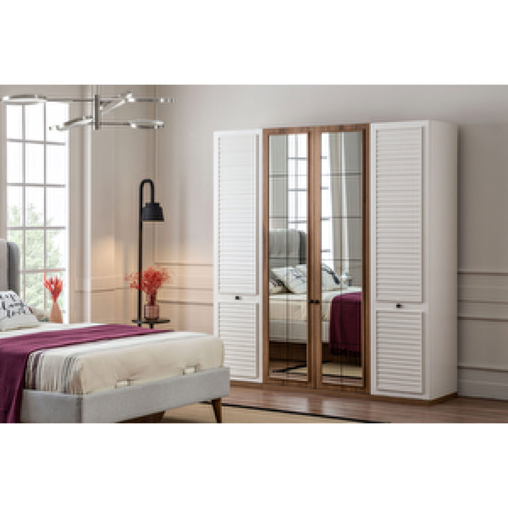Doressa Home Vron Ett 4 Kapaklı Gardırop Gardrop & Dolap Fiyatı