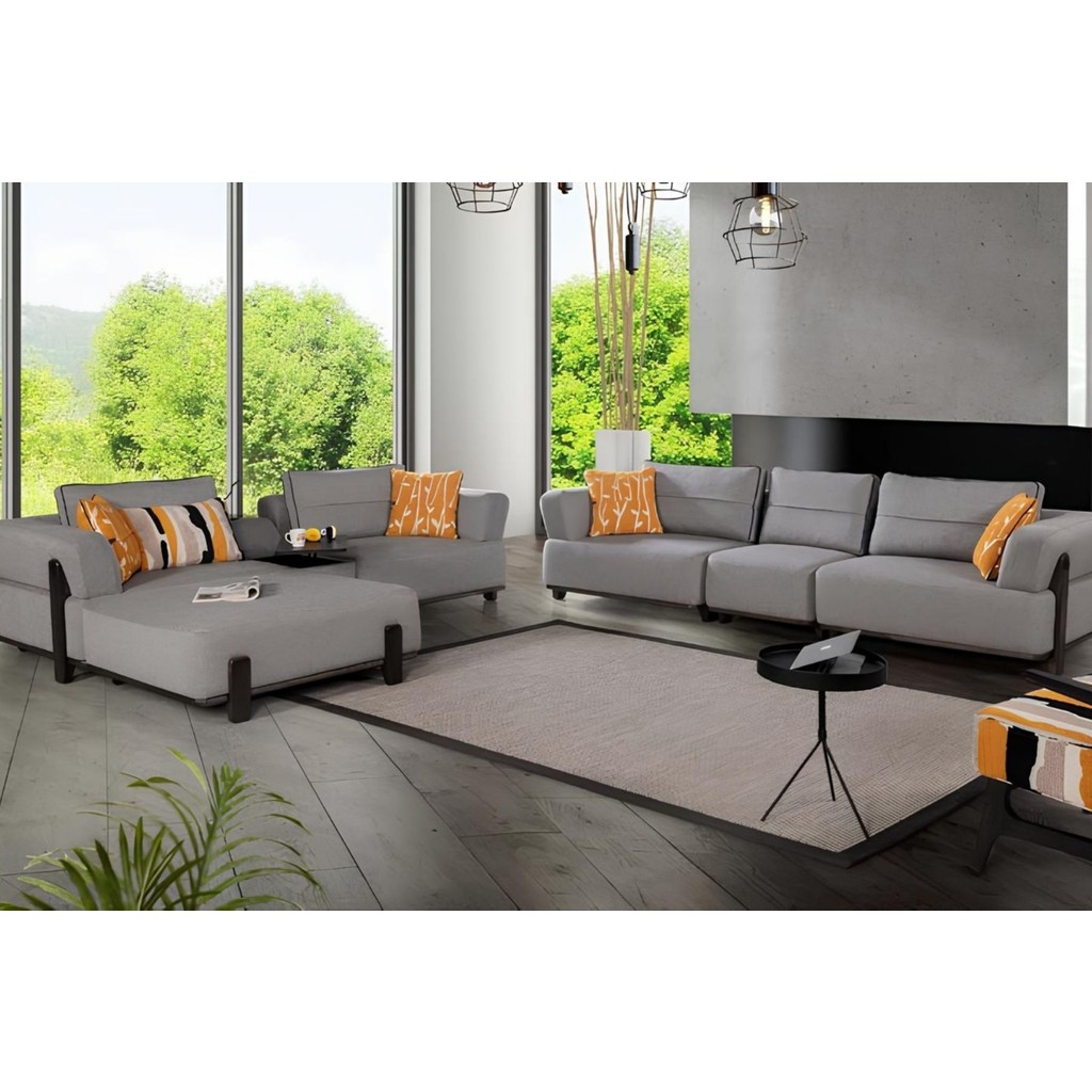 Doressa Marlo Grey Plus Koltuk Takımı - Gri Koltuk Takımı / Seti Fiyatı