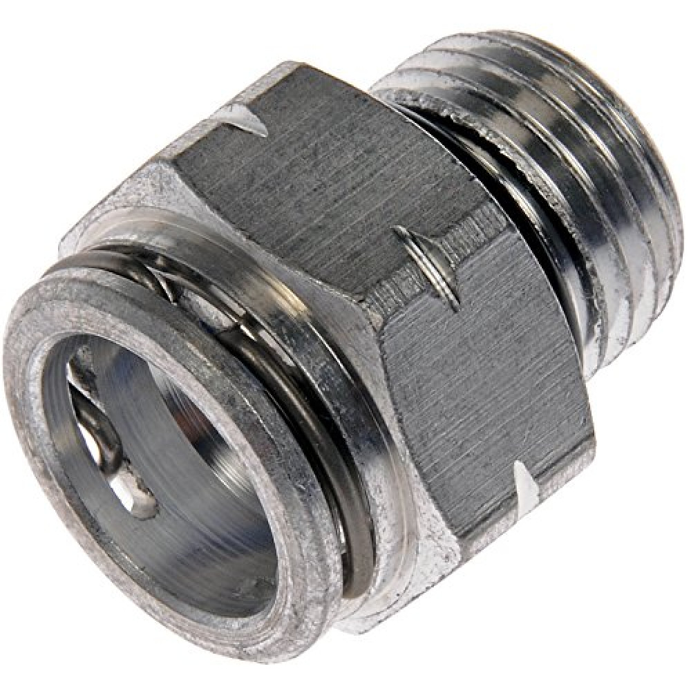 Dorman 800-614 Transmission Line Connector - Tube Size 3/8 - Thread 9/16-18UNF Compatible with Select Models