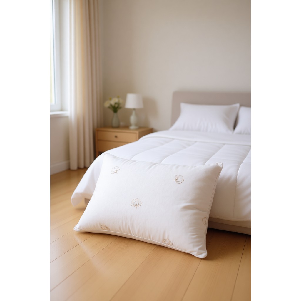 Dormeur Desenli Pamuk Yastık 50X70 - 50 x 70 cm - Beyaz Yastık Kılıfı Fiyatı