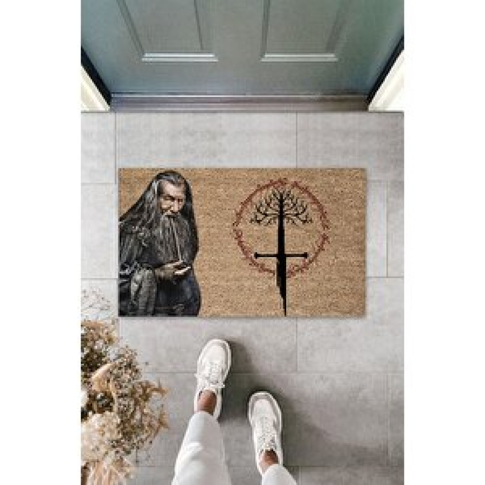 Dormot Home Modern Dijital Baskı - Yüzüklerin Efendisi Mizah - Kapı Önü Paspası 70x45cm Paspas Fiyatı