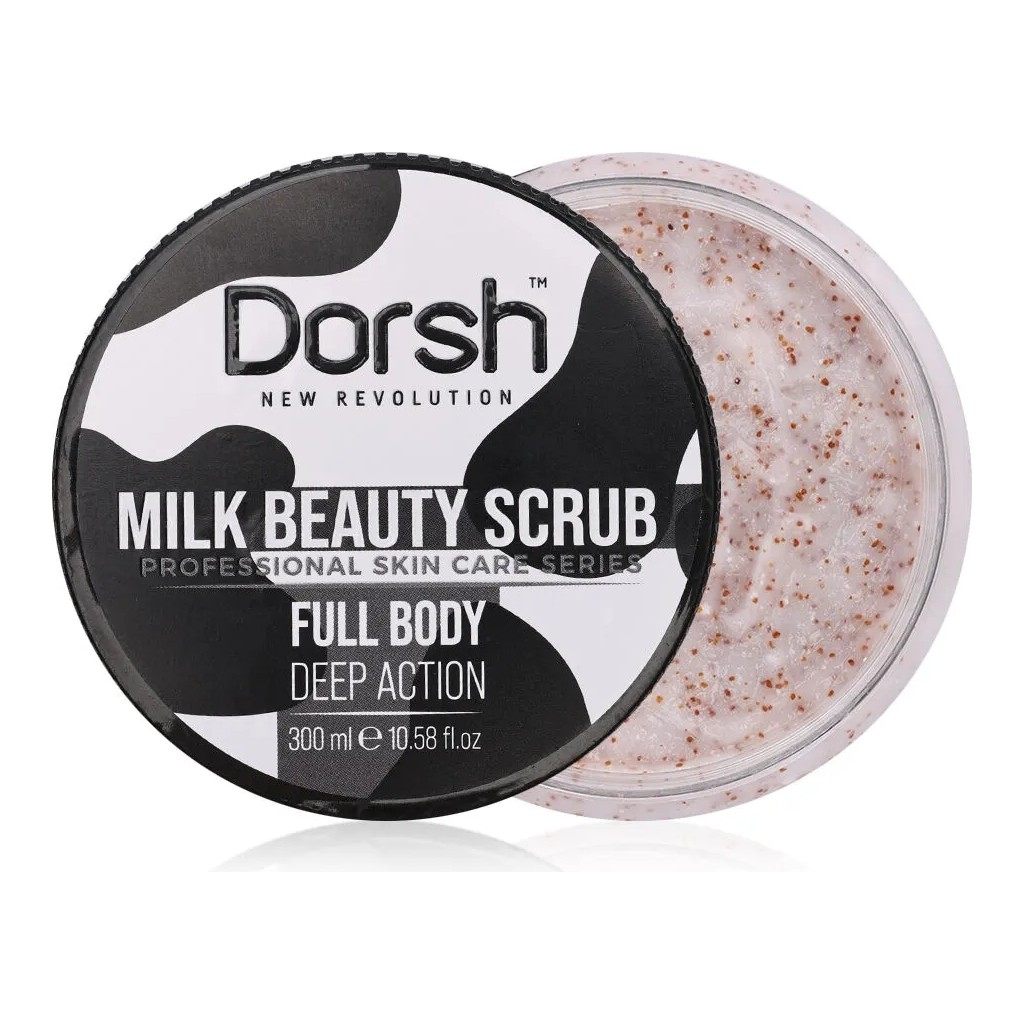 Dorsh Milk Beauty Scrub Süt Özlü Yüz ve Vücut Peelingi 300ML-BESLEYICI Arındırıcı Full Body Peeling Giyim & İç Giyim Fiyatı