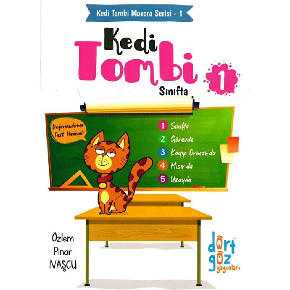 Dörtgöz Yayınları Kedi Tombi Macera Serisi -1 ( 5 Kitap ) Set Çocuk Masal Fiyatı