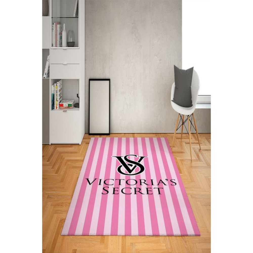 Doruklar Home Collection Kaymaz Taban Yıkanabilir Modern Victoria Secret Desenli Dot Taban Halı - 80 x 150 cm - Açık Pembe Salon Halısı Fiyatı
