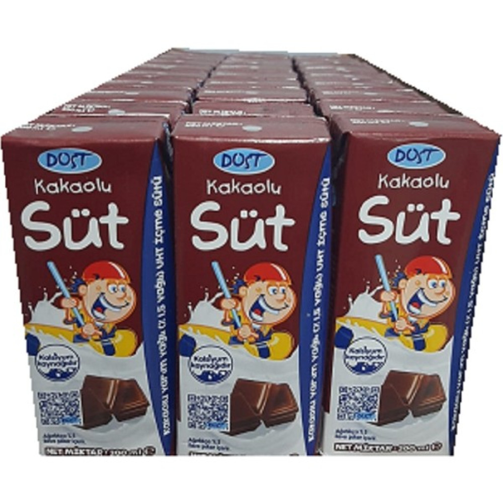 Dost Süt Kakaolu 200 ml 27'li Paket Diğer Fiyatı