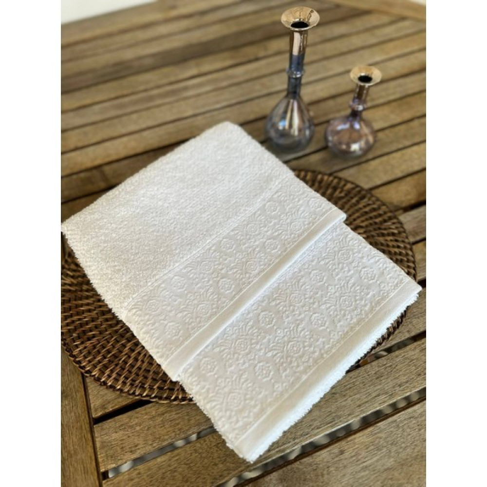 Dost Tekstil Daisy Towel El-Yüz Havlu Seti - Beyaz - 50 x 100 cm El / Yüz Havlusu Fiyatı