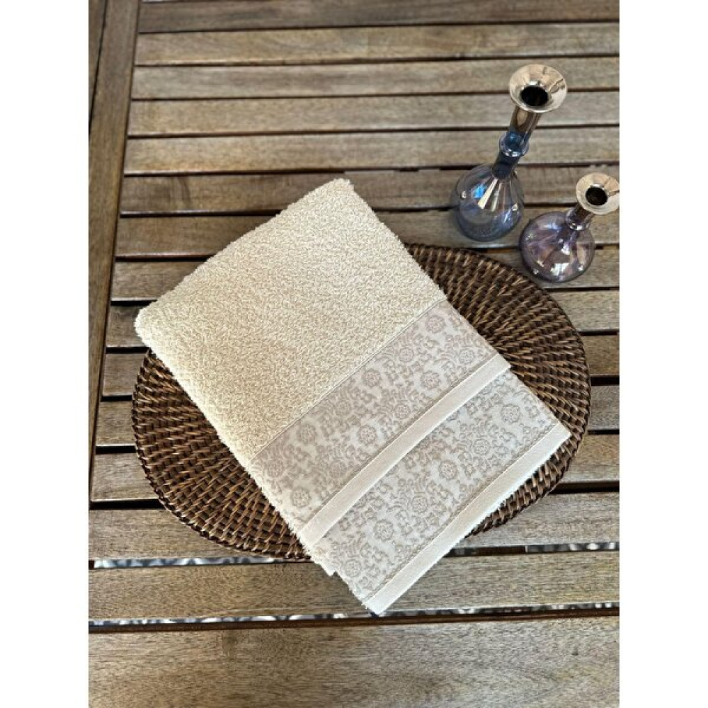 Dost Tekstil Daisy Towel El-Yüz Havlu Seti - Krem - 50 x 100 cm El / Yüz Havlusu Fiyatı
