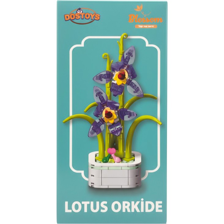 Dostoys Yapı Taşı Serisi Çiçek Yapım Seti Lotus Orkide Diğer Fiyatı