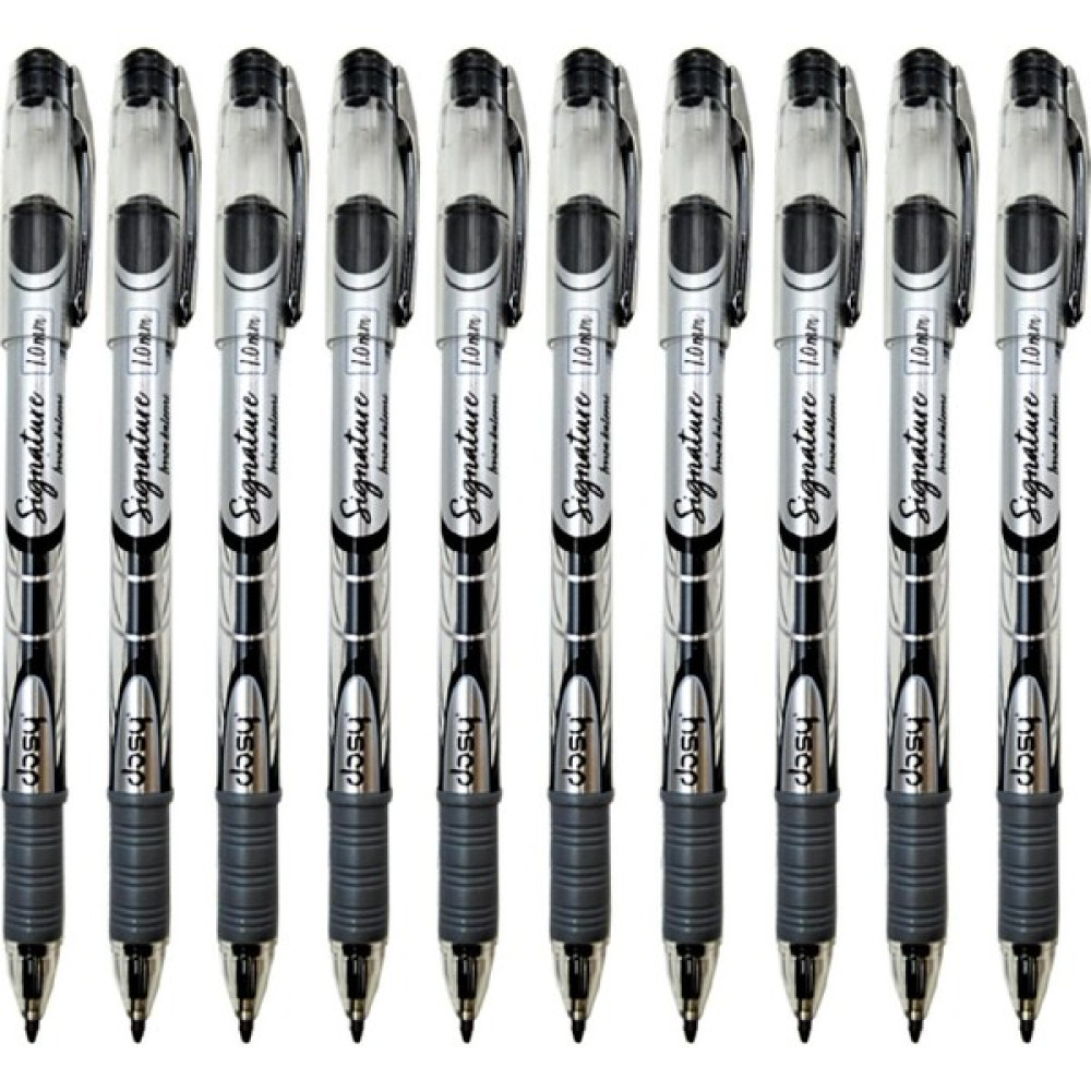 Dosy Signature 1 0 mm Jel Imza Kalemi Siyah 10 Adet Jel Mürekkepli (Roller) Kalem Fiyatı