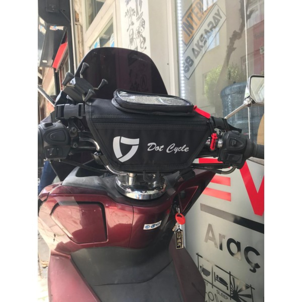 Dot Cycle Telefon Tutuculu Motosiklet Gidon Çantası / Maxi Scooter Oto Boyaları Fiyatı