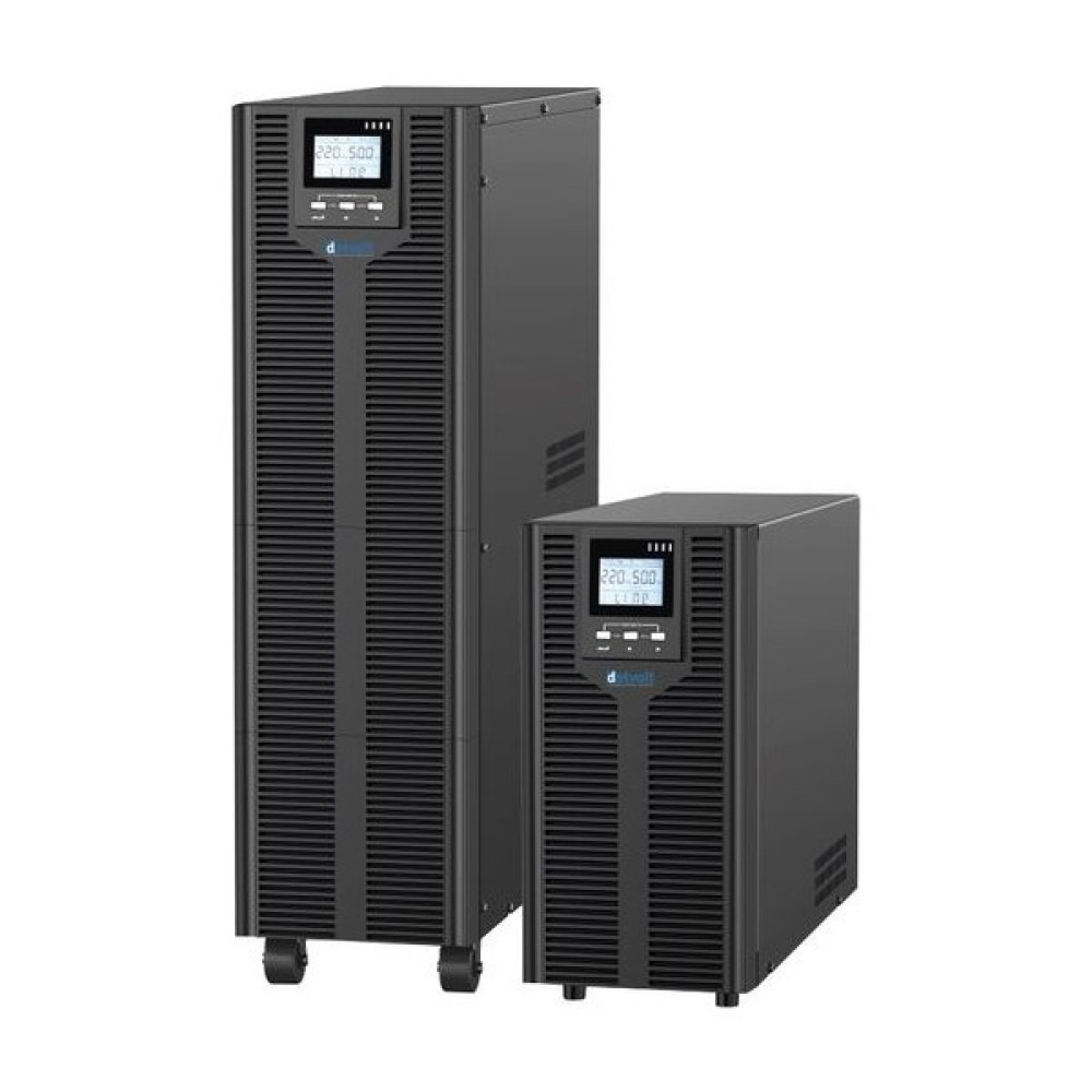 Dotvolt Mn 10KVA (9000W) 1/1 On-Line UPS,16*9AH,5/15 Power Supply Fiyatı