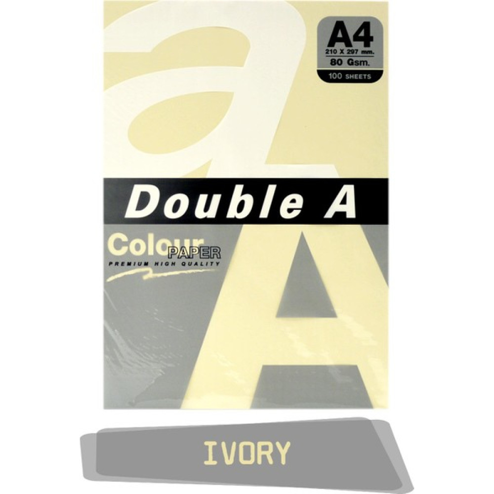 Double A Renkli Fotokopi Kağıdı 100'lü A4 80 gr Ivory Fotokopi Kağıdı Fiyatı