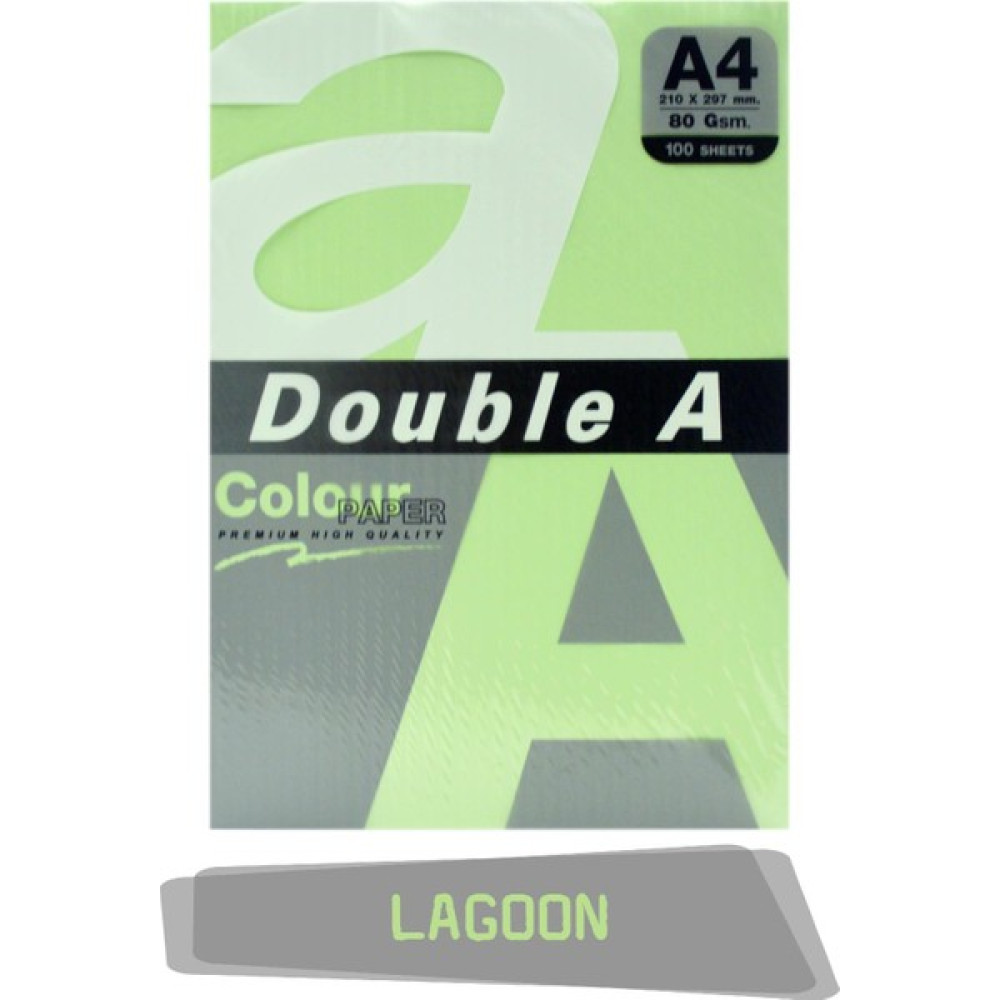 Double A Renkli Fotokopi Kağıdı 100'lü A4 80 gr Lagoon Fotokopi Kağıdı Fiyatı