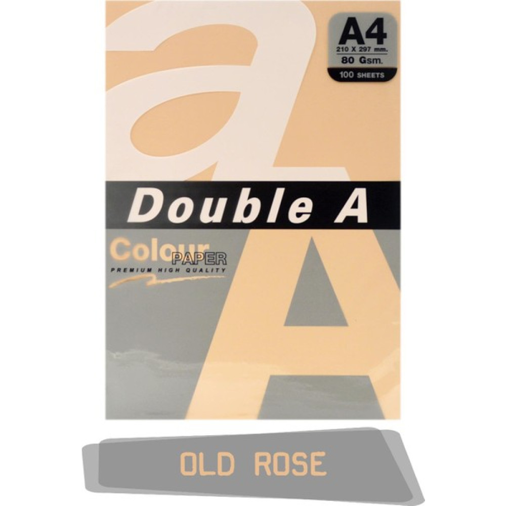 Double A Renkli Fotokopi Kağıdı 100'lü A4 80 gr Old Rose Fotokopi Kağıdı Fiyatı