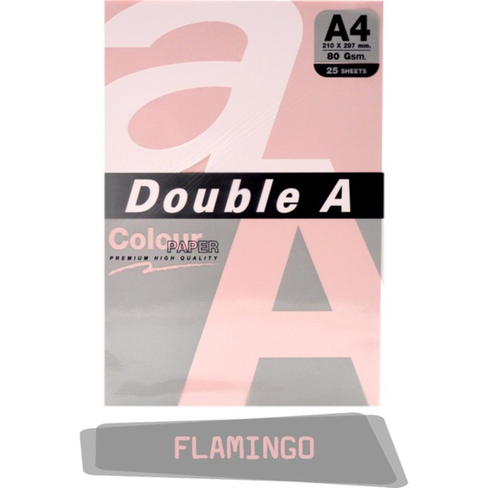 Double A Renkli Fotokopi Kağıdı 25 Li A4 80 gr Flamingo Fotokopi Kağıdı Fiyatı