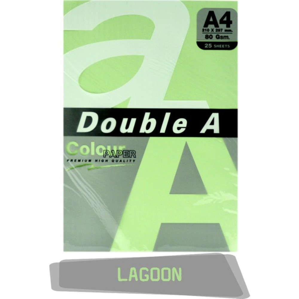 Double A Renkli Fotokopi Kağıdı 25 Li A4 80 gr Lagoon Fotokopi Kağıdı Fiyatı