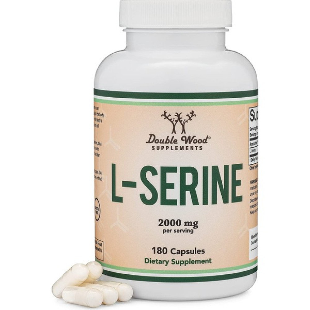 Double Wood L-Serine Amino Acid 180 Kapsül L Serine Aminoasit Amino Asit Fiyatı