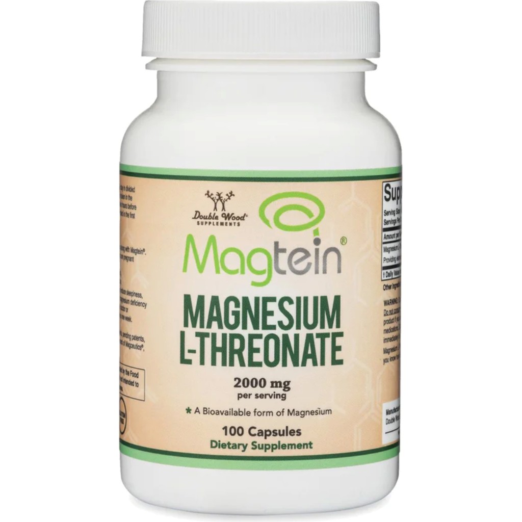 Double Wood Magnesium L-Threonate (Magtein) 2000mg 100 Capsul Usa Version Diğer Fiyatı