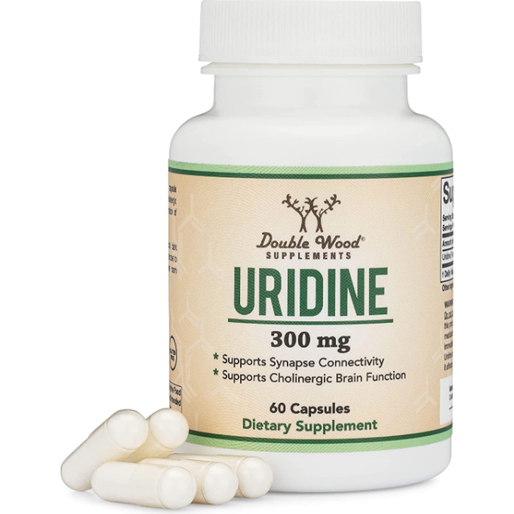 Double Wood Uridine Urıdıne Monophosphate (Choline Enhancer Beginner Nootropic) 300mg 60 Capsules Usa Version Diğer Fiyatı