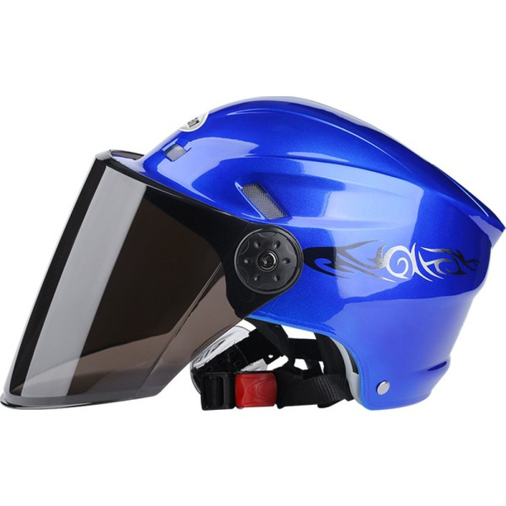 Douler Açık Motosiklet Kaskı - Mavi (Yurt Dışından) Motorsiklet Kaskları Fiyatı