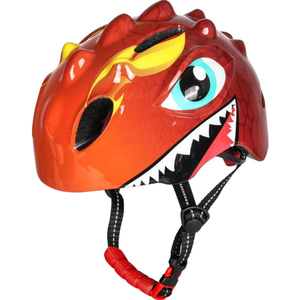 Douler Çocuk Dengesi Araba Sürme Kask Arabası Kayak Skuter Tekerlek Paten Erkekler ve Kadınlar Karikatür Bisiklet Kaskı Işık ile - Turuncu Motorsiklet Kaskları Fiyatı
