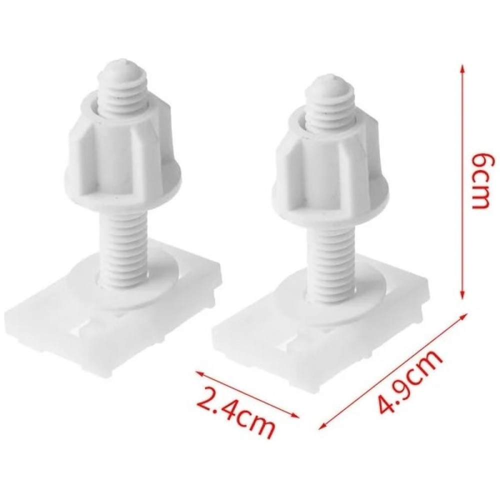 DouranShop B Tarzı Lastic Klozet Beyaz Menteşeler Tam Set Cıvata Vidaları Banyo Klozet Tamir Vidaları Kitleri Banyo Aksesuarları (Yurt Dışından) Klozet Kapağı Fiyatı