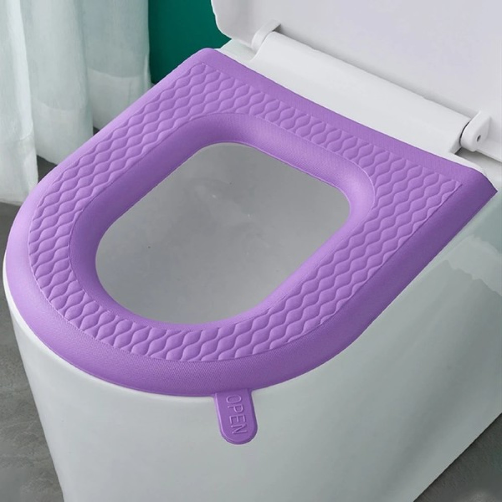 DouranShop Mor Tarzı Yıkanabilir Klozet Kapağı Su Geçirmez Etiket Köpük Yumuşak Tuvalet Çıtası Taşınabilir Silikon Tuvalet Bardak Banyo Aksesuarı Kapakları (Yurt Dışından) - Renkli Oto Boyaları Fiyatı