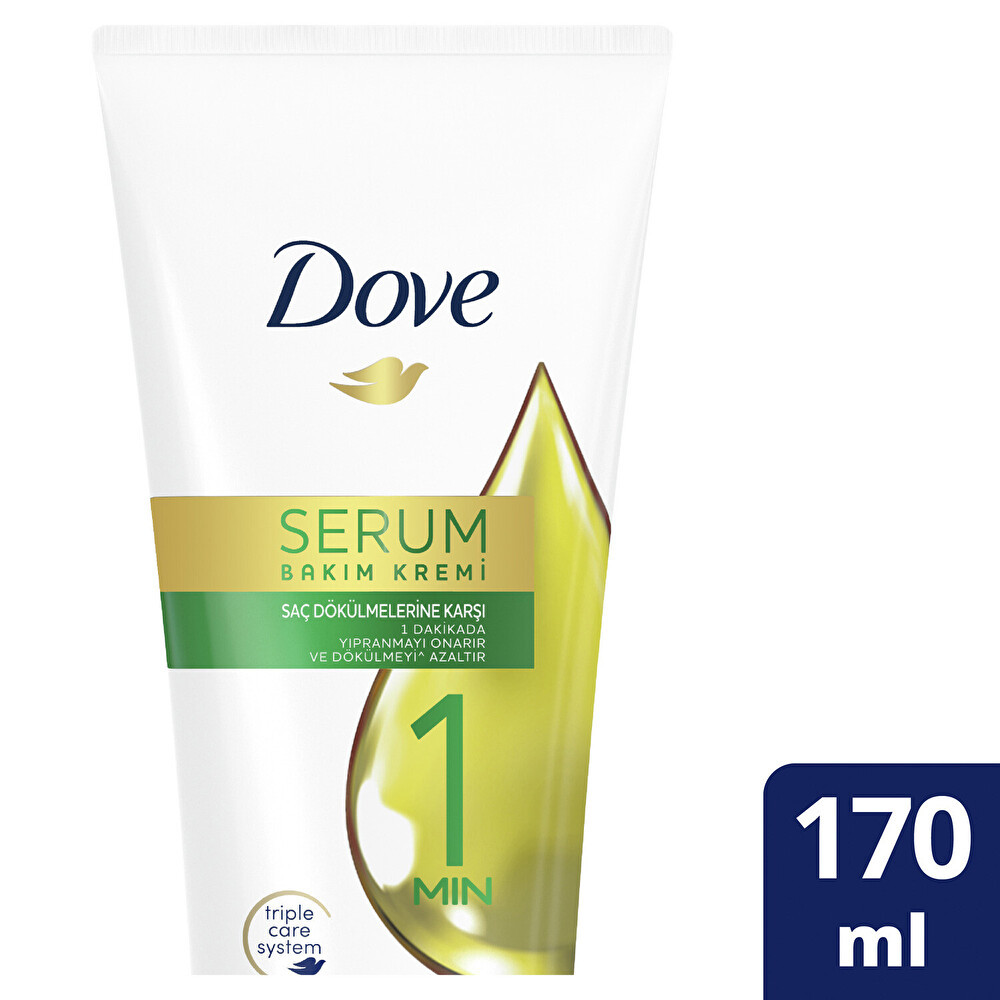 Dove 1 Minute Serum Saç Bakım Kremi Saç Dökülmelerine Karşı 170 ml Şampuan ve Saç Kremi Fiyatı