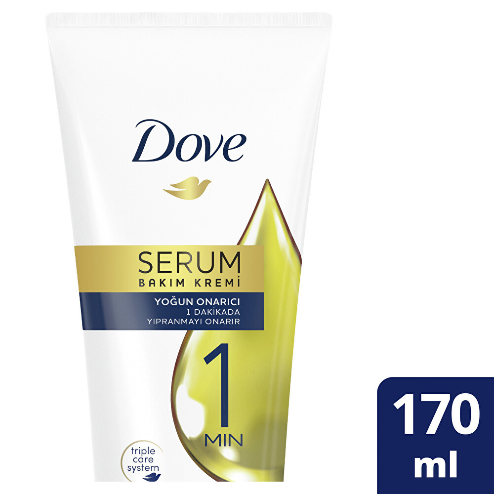 Dove 1 Minute Serum Saç Bakım Kremi Yoğun Onarıcı 170 ml Şampuan ve Saç Kremi Fiyatı