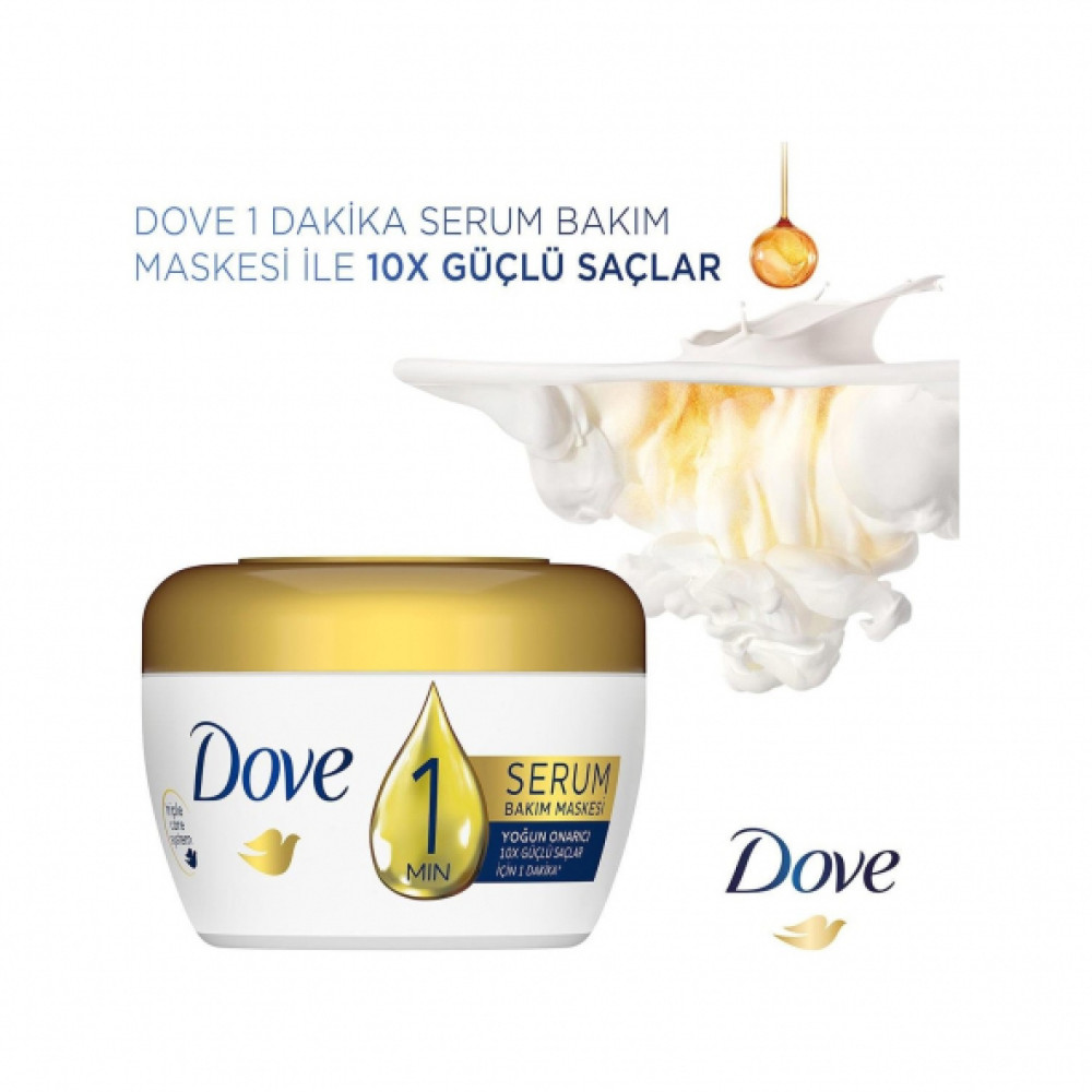 Dove 1 Minute Serum Sac Bakim Maskesi Yogun Onarici 160 Ml 8683130022184 Saç Şekillendirici Sprey Fiyatı