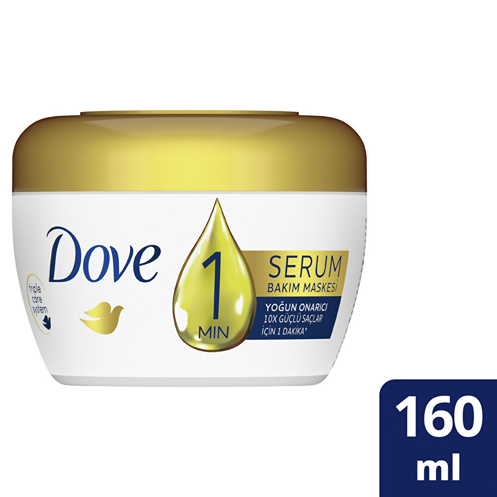 Dove 1 Minute Serum Saç Bakım Maskesi Yoğun Onarıcı 160 ml Şampuan ve Saç Kremi Fiyatı