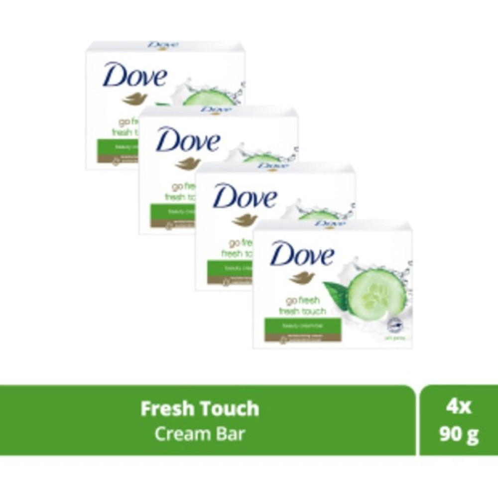 Dove Beauty Cream Bar Fresh Touch Nemlendirici Etkili 90 gr x 4 El Bakımı Fiyatı