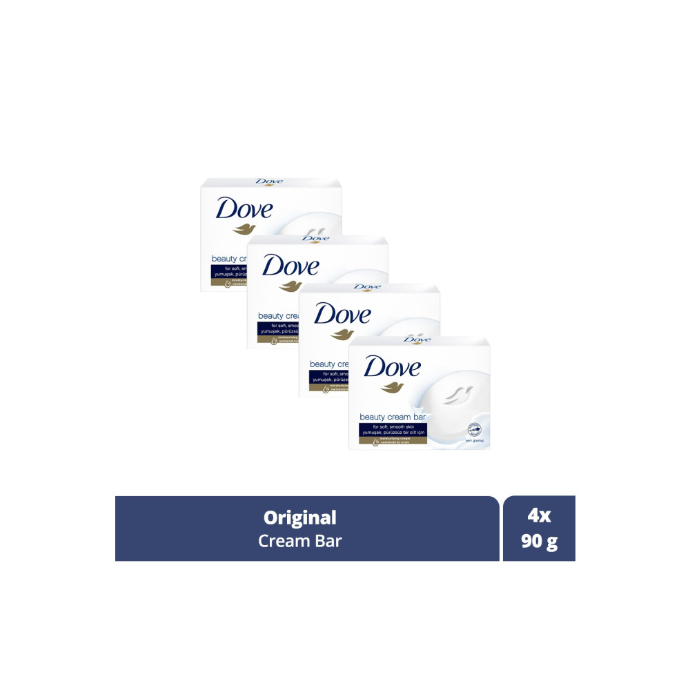 Dove Beauty Cream Bar Katı Güzellik Sabunu Original Nemledirici Etkili 90 G X4 Adet Vücut Bakımı Fiyatı