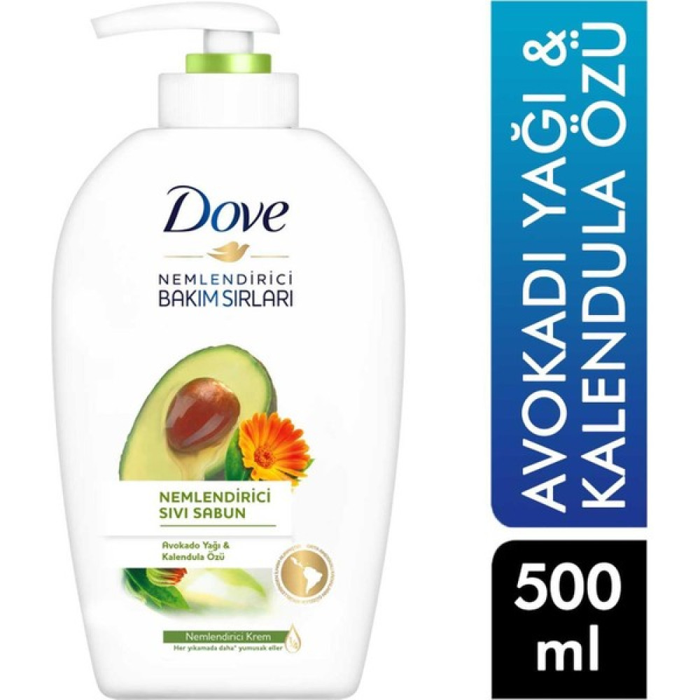 Dove Dove Nemlendirici Sıvı Sabun 500 ml Avokado Yağı ve Kalendula Özü 8690637921698 Ba Sabunlar Fiyatı