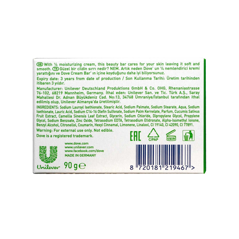 Dove Güzellik Sabunu 90 gr Fresh Touch
