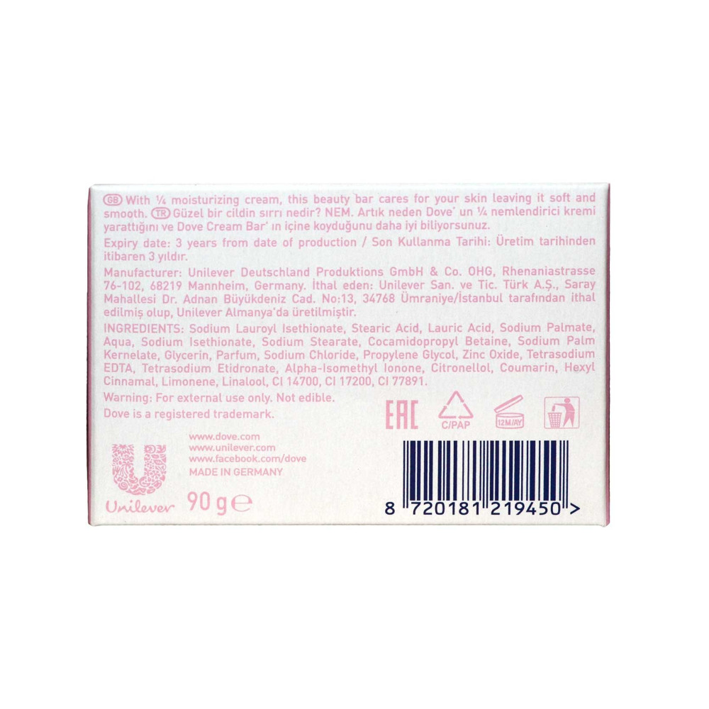 Dove Güzellik Sabunu 90 gr Pink Cream