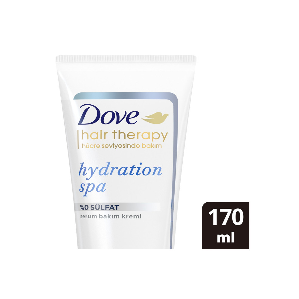 Dove Hair Therapy Sülfatsız Serum Saç Bakım Kremi Hydration Spa Nemlendirici 170 ml Şampuan ve Saç Kremi Fiyatı