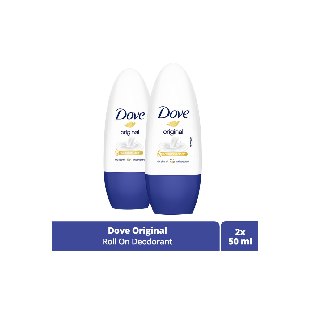 Dove Kadın Roll On Deodorant Original 1/4 Nemlendirici Krem Etkili 50 ml X2 Adet Roll-Onlar Fiyatı