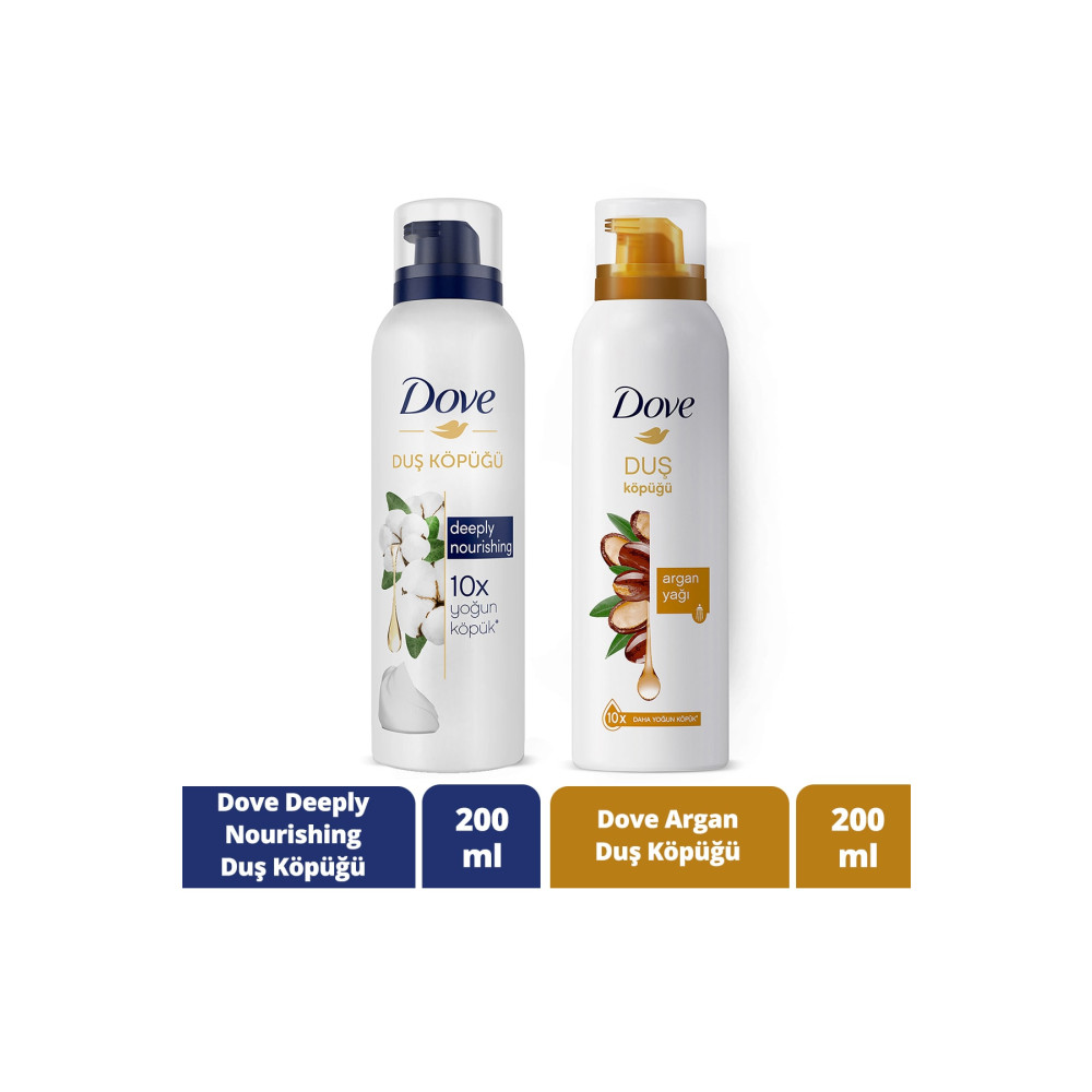 Dove Köpük Duş Jeli Argan Yağı 200 Mlx1 Duş Köpüğü Deeply Nourishing Formül 200 ml X1 Duş Jelleri ve Banyo Köpükleri Fiyatı