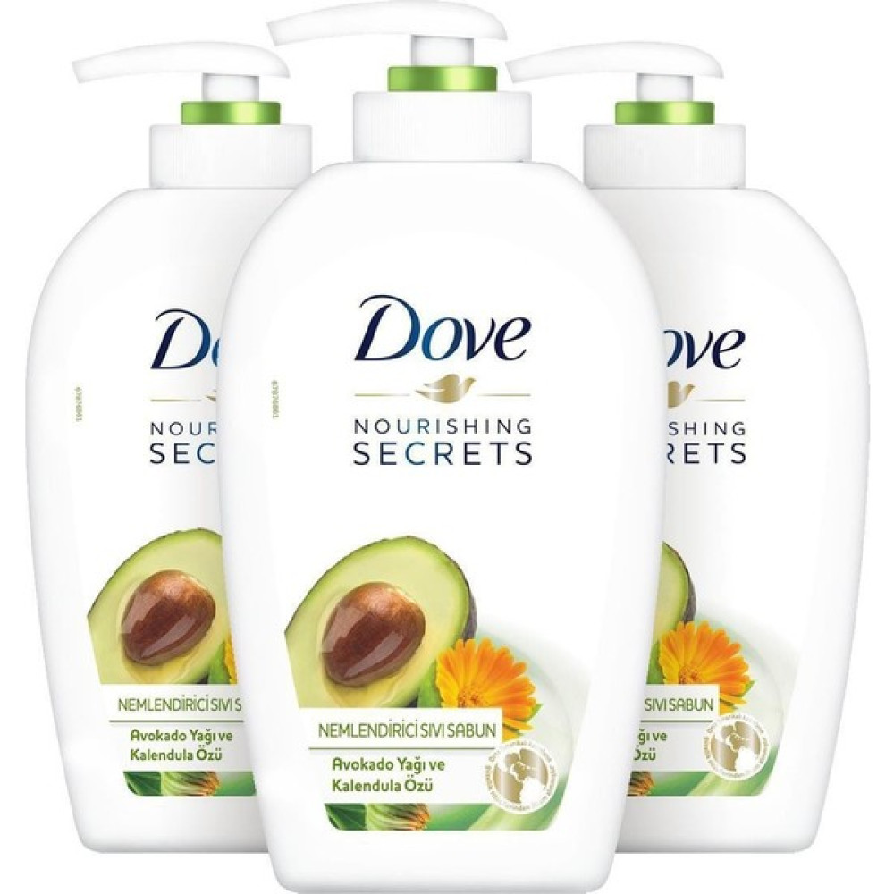 Dove Nemlendirici Avakado Yağı ve Kalendula Özlü Sıvı Sabun 500 ml 3 Adet Set El Bakımı Fiyatı