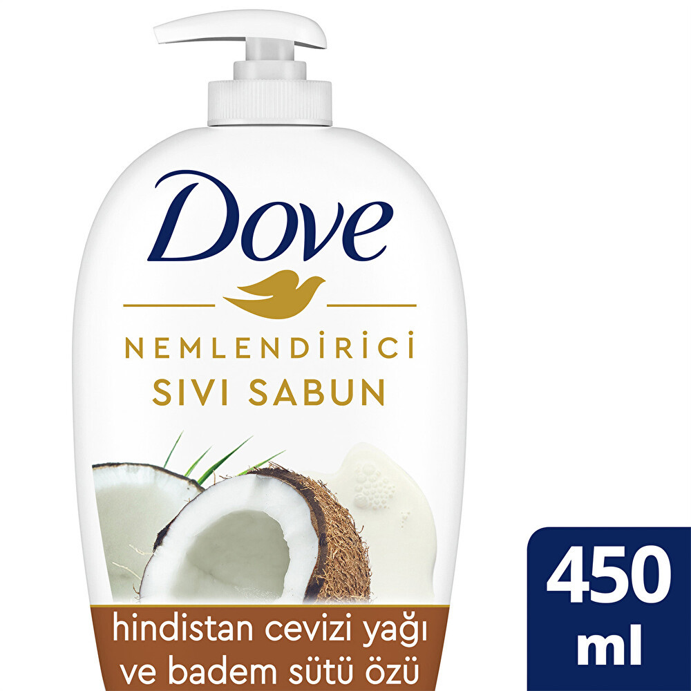 Dove Nemlendirici Sıvı Sabun Hindistan Cevizi Yağı Ve Badem Sütü Özü 450 ml Sabunlar Fiyatı