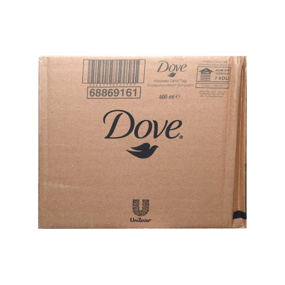 Dove Şampuan 400 ml Güçlendirici Bakım Hindistan Cevizi