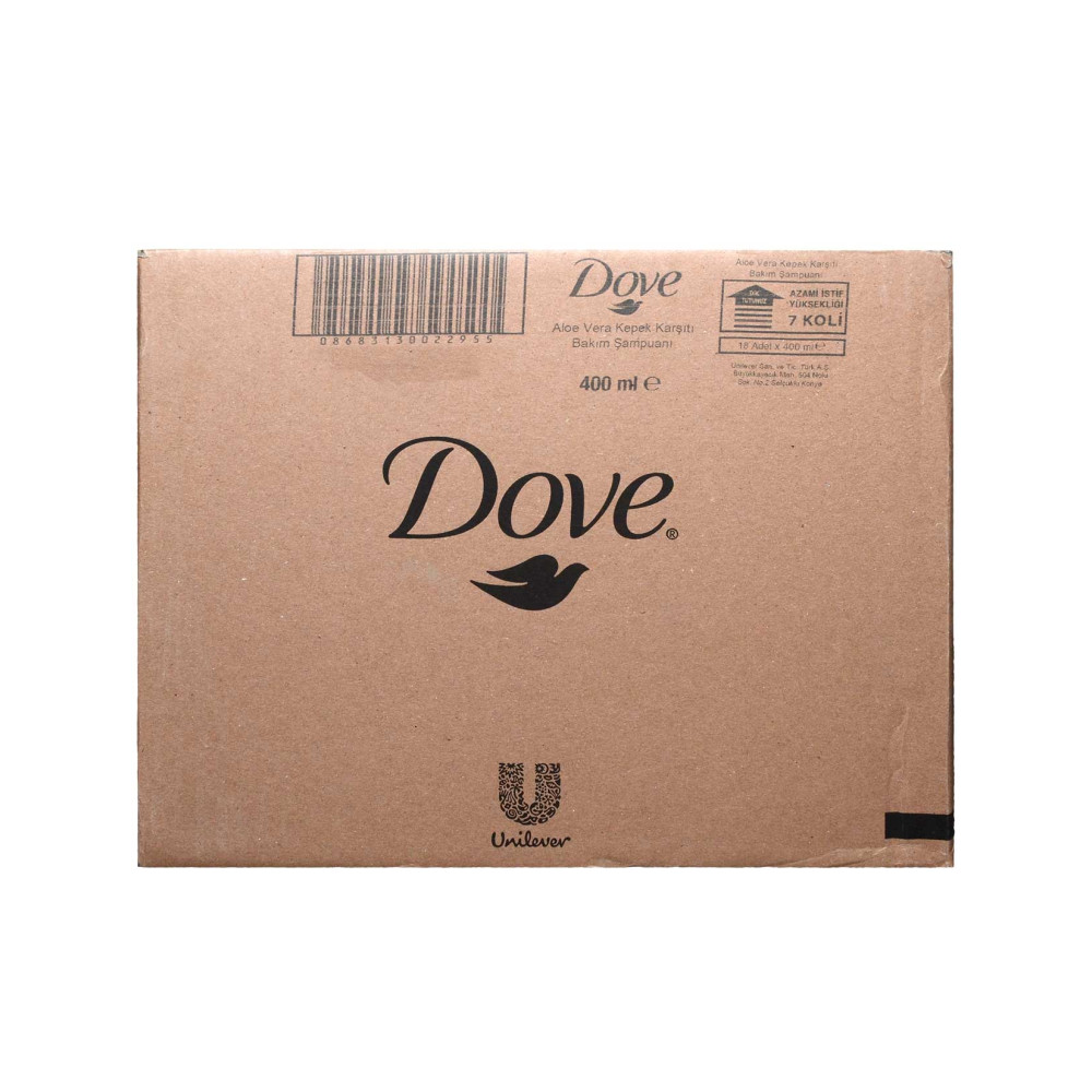 Dove Şampuan 400 ml Kepek Karşıtı Aleo Vera